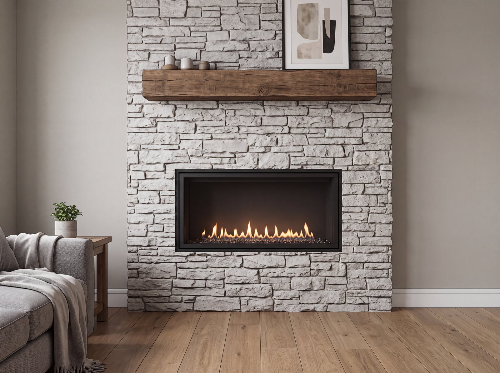 Gas fireplace