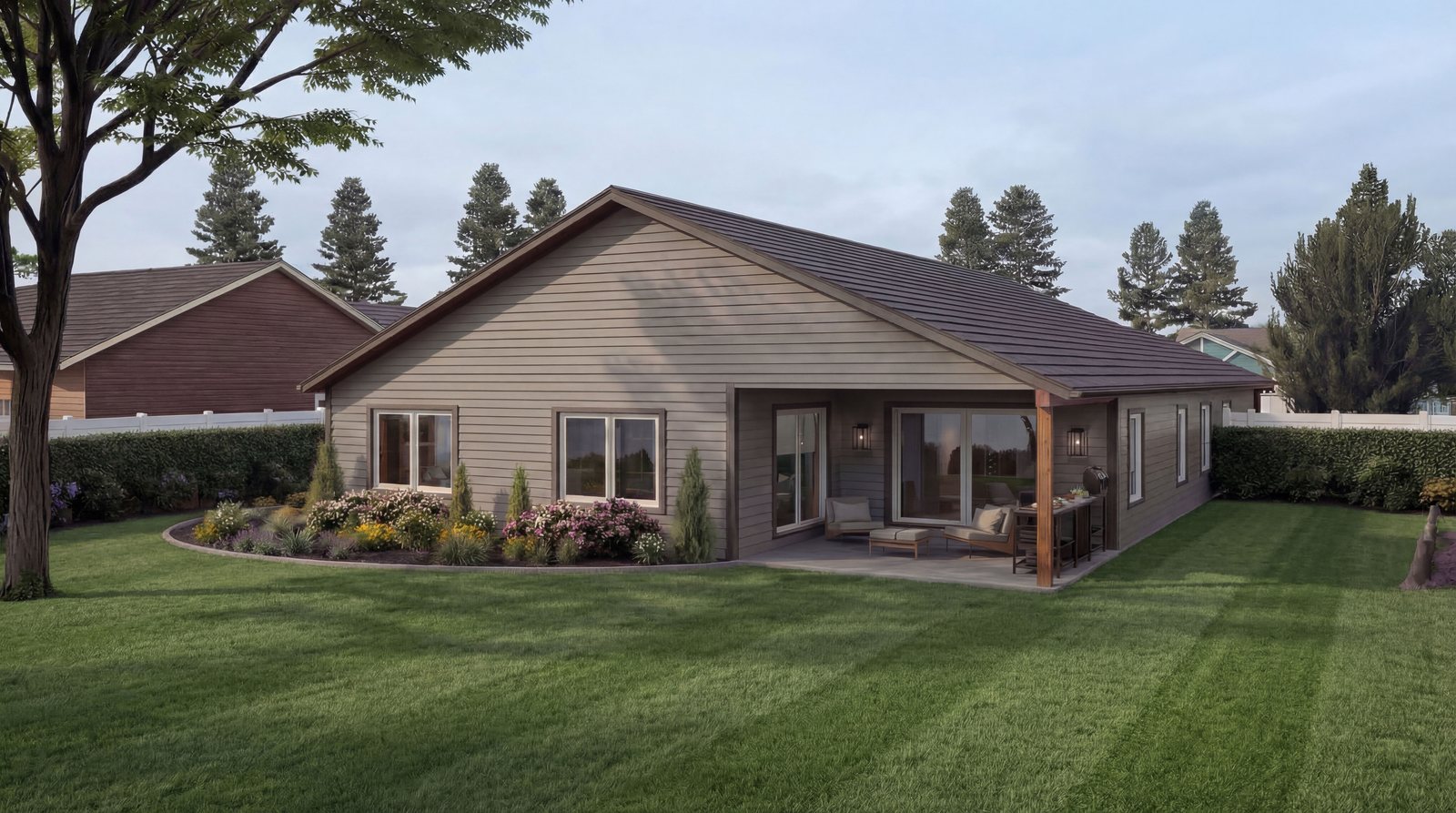 The Cody rear elevation
